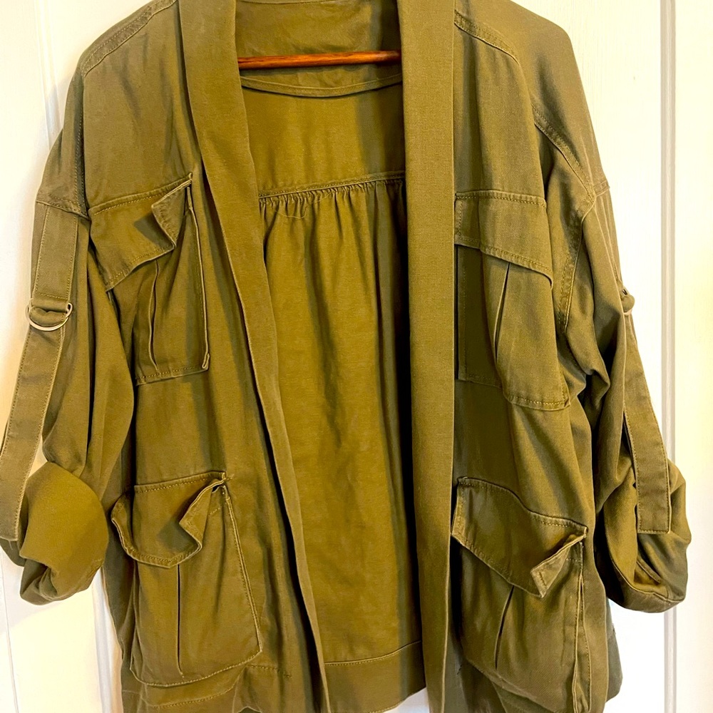 Oversized Military Style Jacket